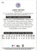 2013 Finest Jose Reyes
