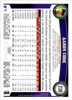 2011 Topps Aaron Cook #230