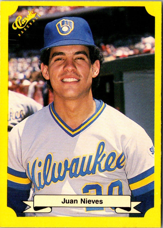 1987 Classic Update Yellow Juan Nieves #136