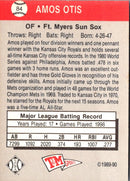 1989 T&M Senior League Amos Otis