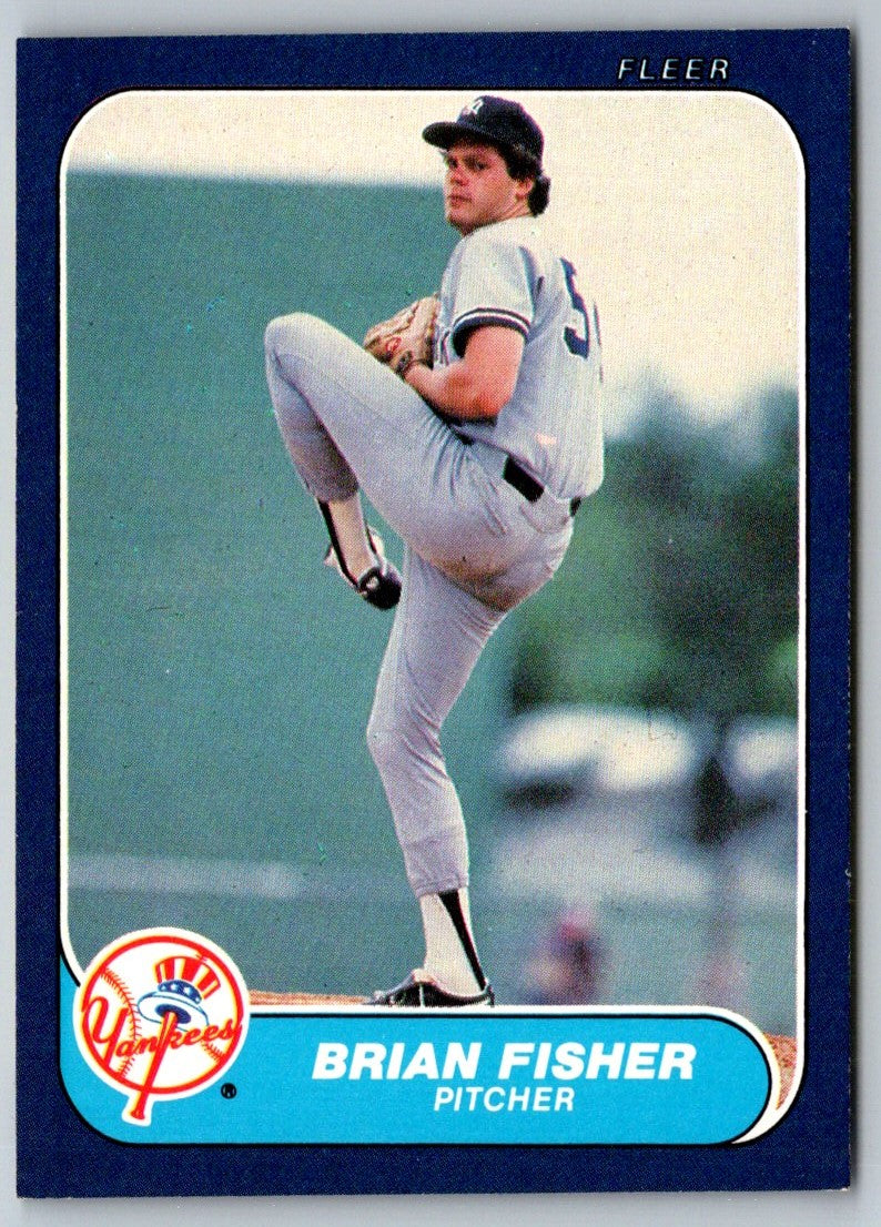 1986 Fleer Brian Fisher