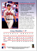 2001 Donruss Greg Maddux