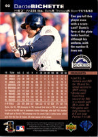 1997 Upper Deck Dante Bichette #60