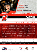 2002 Pacific Heads Up Patrik Elias #71