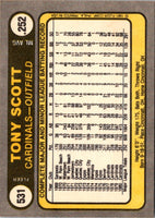 1981 Fleer Tony Scott #531