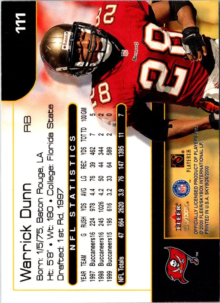 2000 SkyBox Warrick Dunn