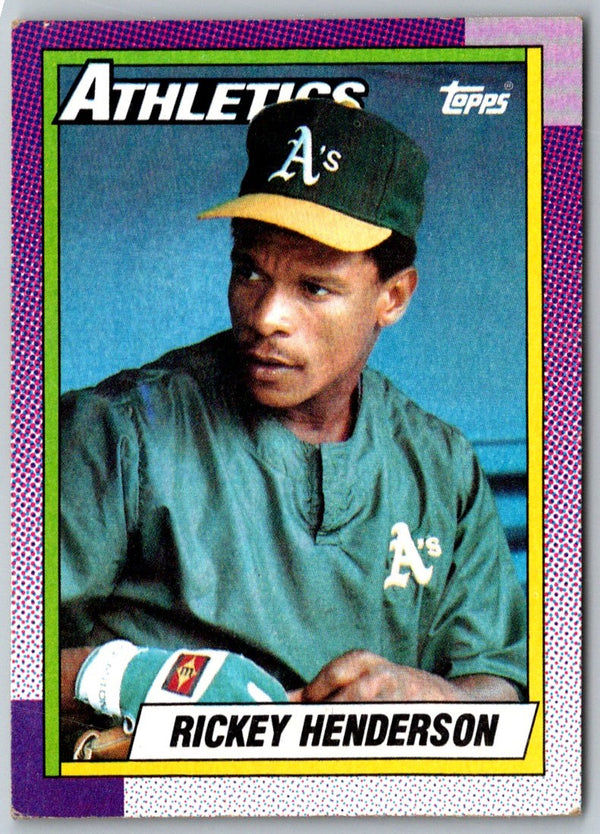 1990 Topps Rickey Henderson #450