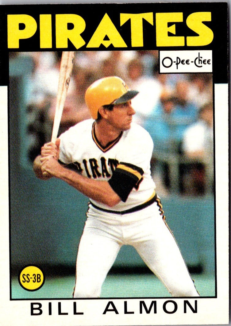 1986 O-Pee-Chee Bill Almon