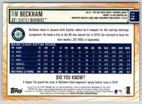 2019 Topps Big League Tim Beckham #178
