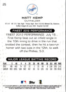 2012 Finest Matt Kemp