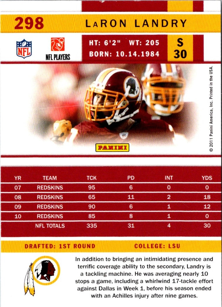 2011 Score LaRon Landry