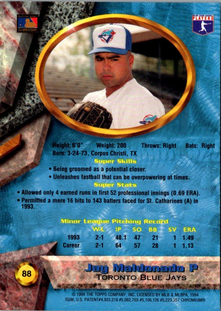 1994 Bowman's Best Jay Maldonado