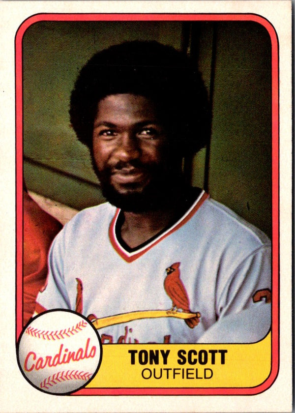 1981 Fleer Tony Scott #531