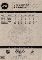 2008 O-Pee-Chee Alexandre Burrows #450