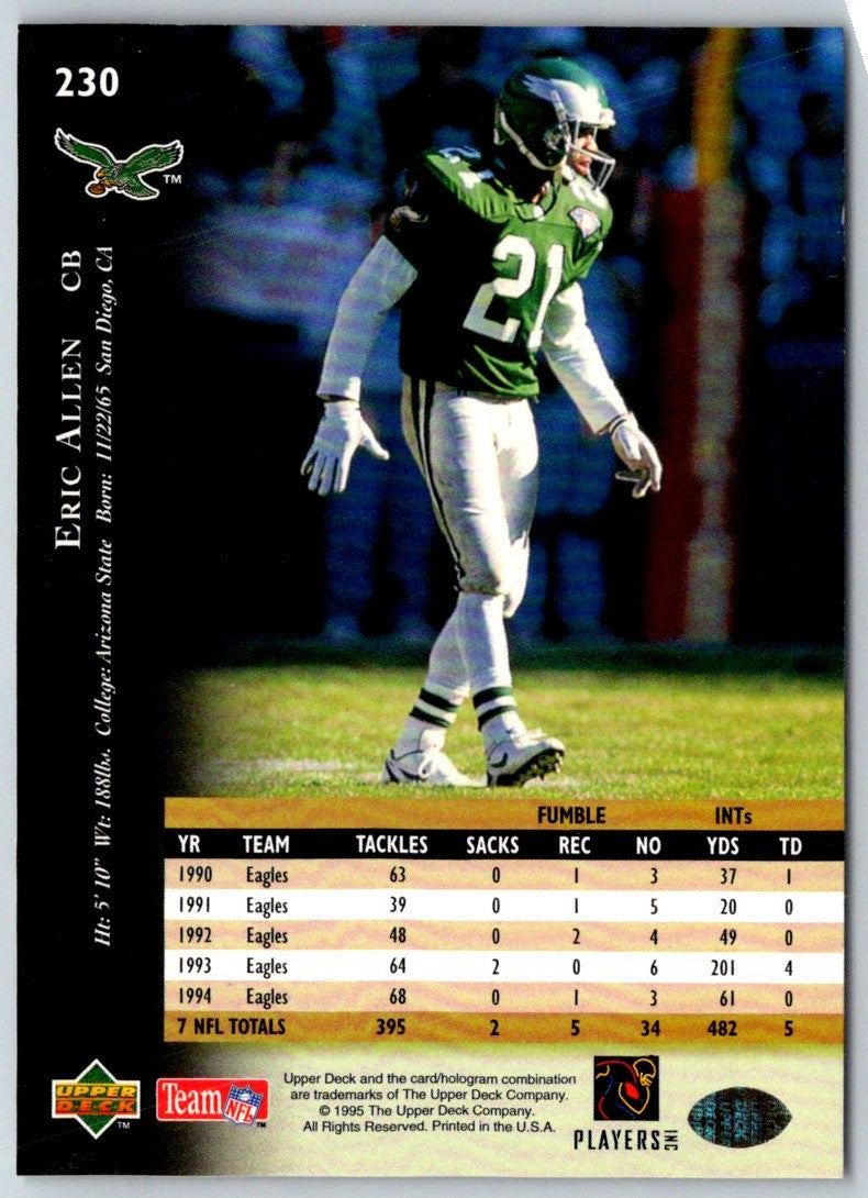 1995 Upper Deck Eric Allen