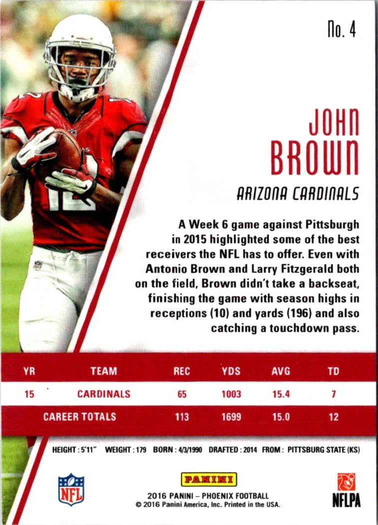 2016 Panini John Brown