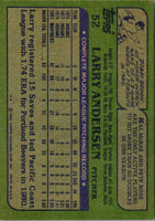 1982 Topps Larry Andersen #52