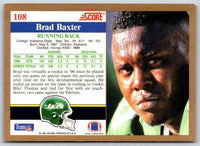 1991 Score Brad Baxter #108