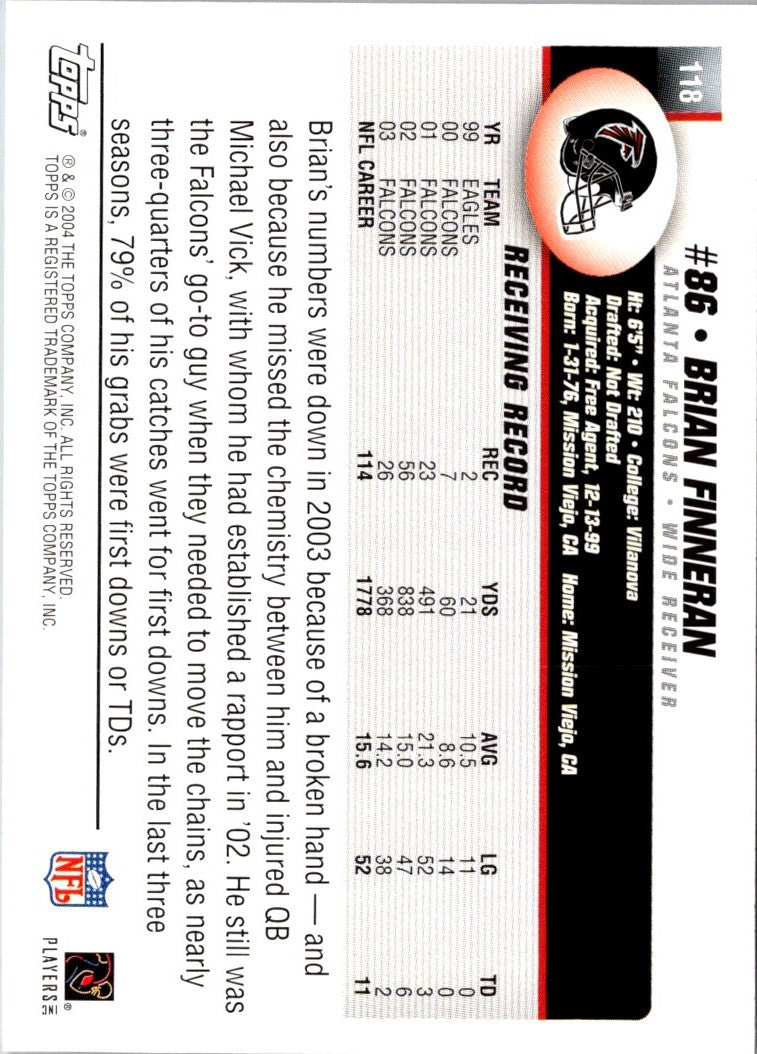 2004 Topps Brian Finneran