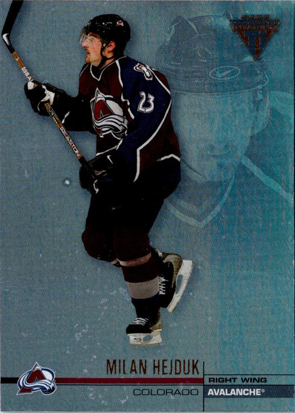 2001 Pacific Private Stock Titanium Milan Hejduk #35