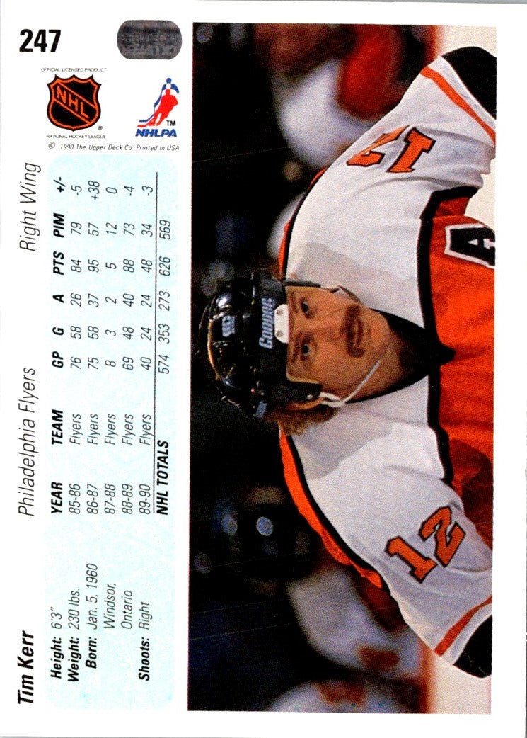 1990 Upper Deck Tim Kerr