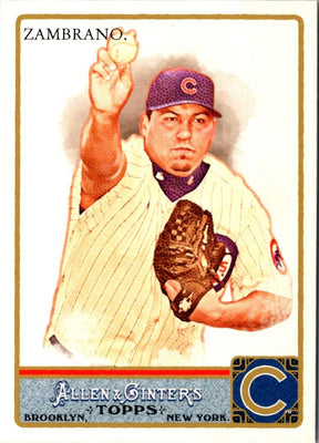 2011 Topps Allen & Ginter Carlos Zambrano #143