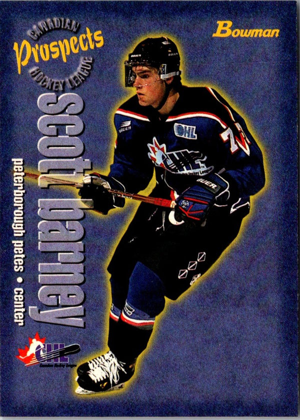 1997 Bowman CHL Scott Barney #150