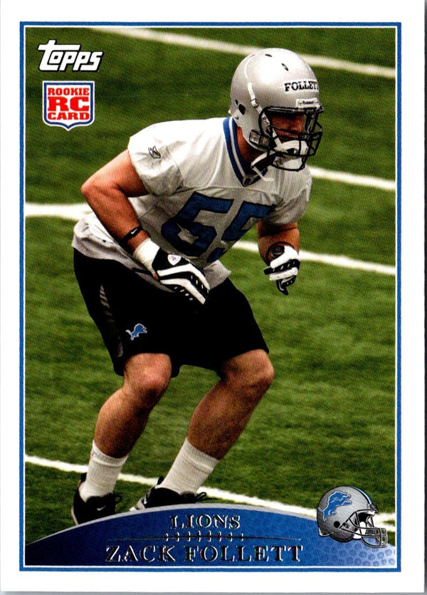 2009 Topps Zack Follett #401 Rookie