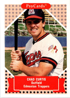 1991 ProCards Tomorrow's Heroes Chad Curtis #29