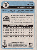2009 O-Pee-Chee Jeff Baker #11