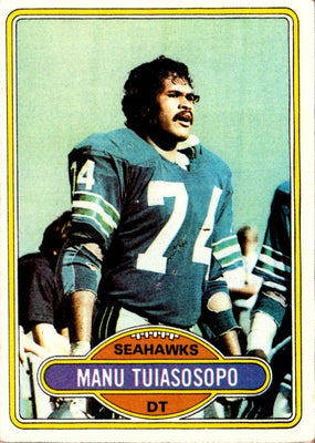 1980 Topps Manu Tuiasosopo #512 Rookie
