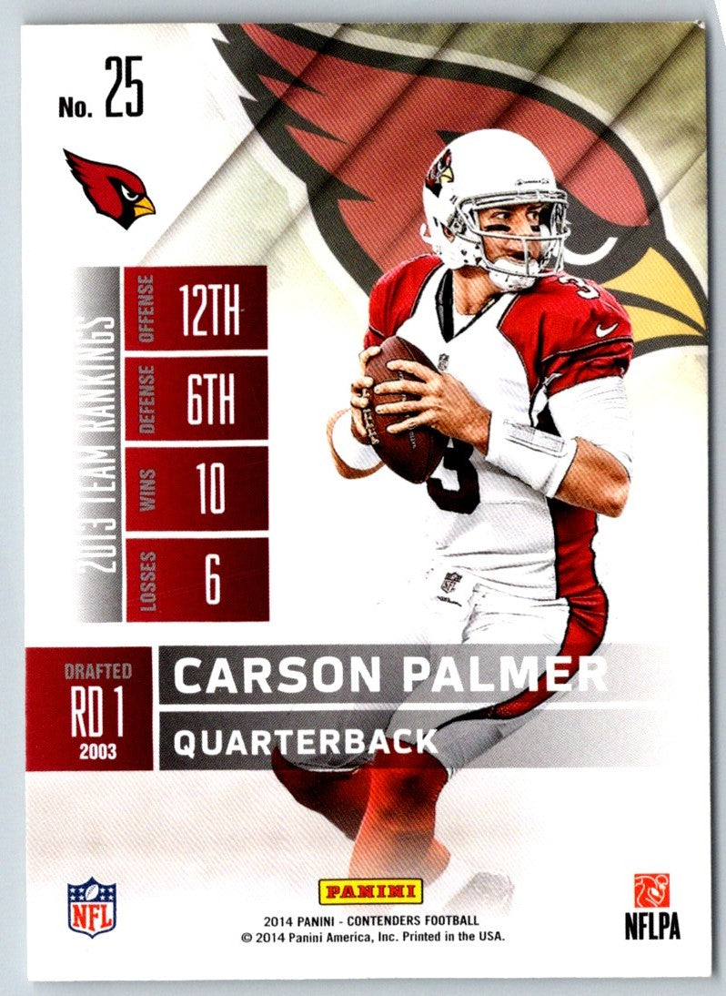 2015 Panini Carson Palmer