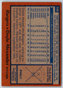 1978 Topps Doyle Alexander