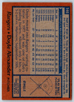 1978 Topps Doyle Alexander #146