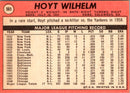1969 Topps Hoyt Wilhelm