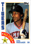 1984 Topps Lou Whitaker