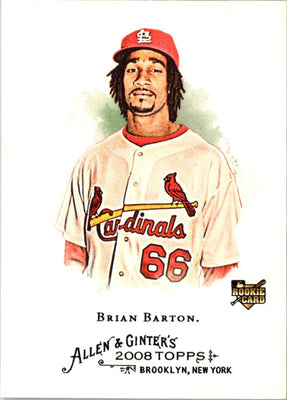 2008 Topps Allen & Ginter Brian Barton #6 Rookie