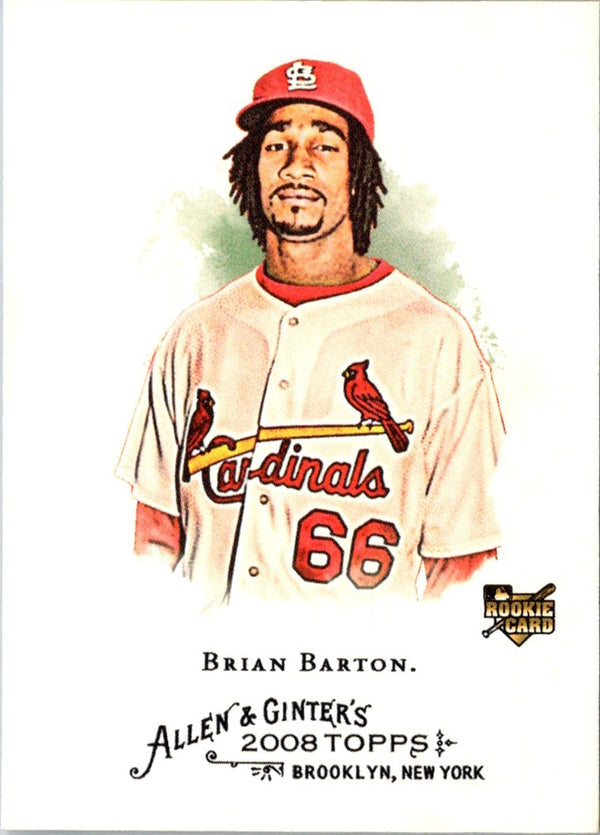 2008 Topps Allen & Ginter Brian Barton #6 Rookie