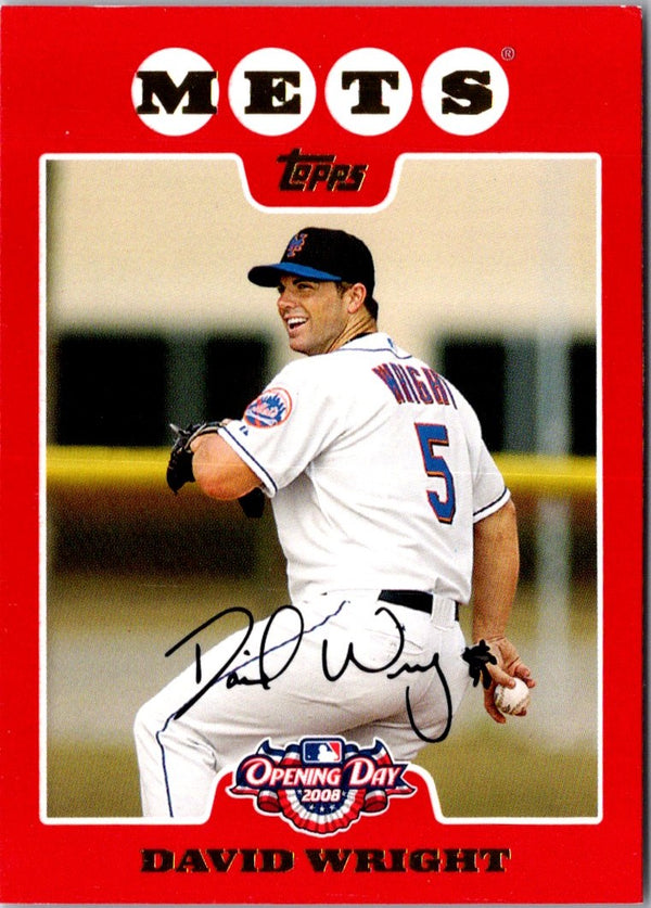 2008 Topps Opening Day David Wright #102