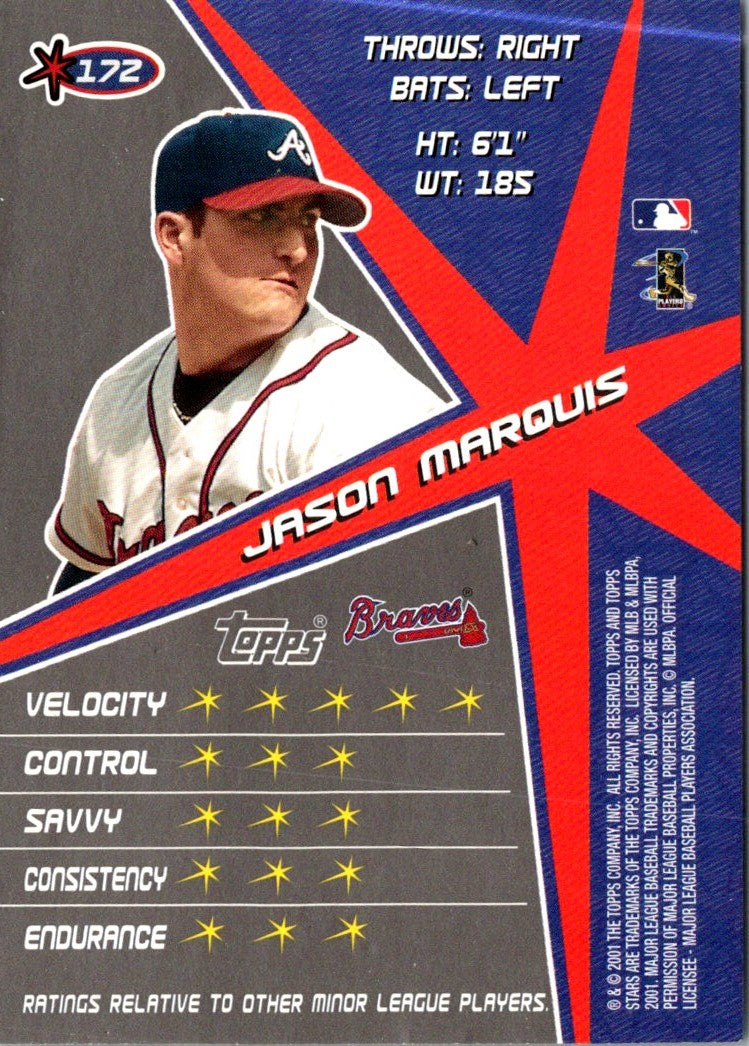 2001 Topps Stars Jason Marquis