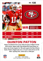 2017 Score Quinton Patton #138