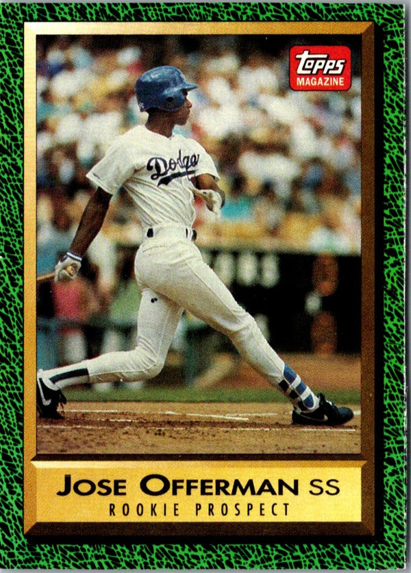 1991 Topps Magazine Jose Offerman #TM39