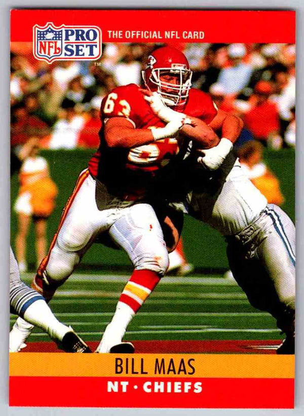 1990 Pro Set FACT Cincinnati Bill Maas #145