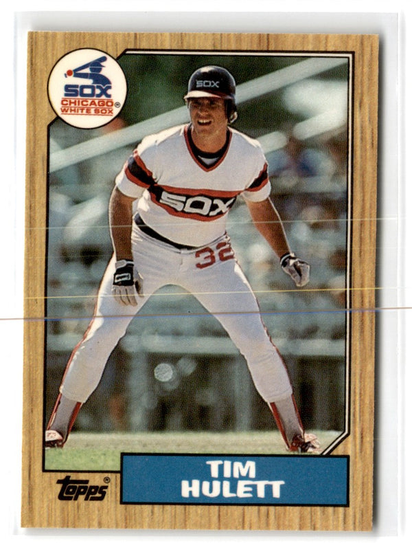 1987 Topps Tiffany Tim Hulett #566