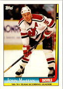 1991 Topps Team Scoring Leaders John MacLean