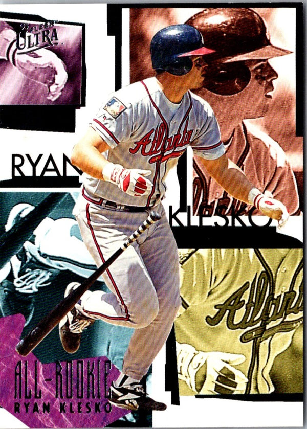 1995 Ultra All-Rookies Ryan Klesko #7