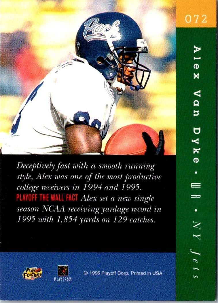 1996 Playoff Absolute Alex Van Dyke