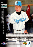 1995 Upper Deck Minors Future Stock Greg Keagle