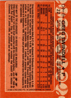 1988 O-Pee-Chee Greg Swindell #22