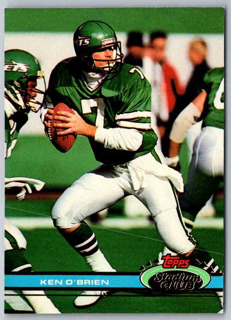 1991 Topps Stadium Club Football Ken O'Brien